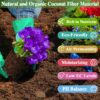 10lb of  100% Organic Coco Coir Bricks with Low EC and pH Balance High Expansion Coco Fiber for Herbs, Flowers,Plants Gardening Renewable Coconut Soil