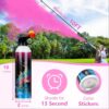 Gender Reveal Smoke Bombs,100% Biodegradable Butterfly Confetti Powder Cannon,Memorable Baby Gender Reveal Party Supplies Decorations & Ideas，2 PACK BLUE