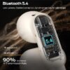 Bluetooth Wireless Earbuds, Comfortable Clip-On Bluetooth Earbuds, Open Ear Earbuds with Noise Cancellation, IPX5 Waterproof & Touch Control Wireless Headphones for Sport