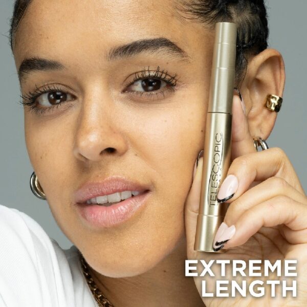 (2 pack) Telescopic Original Washable Intense Lengthening Mascara, Black, 0.27 fl. oz.