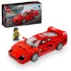 Speed Champions Ferrari F40 Supercar, Toy Car Model Building Set, Ferrari Gift Idea, 76934