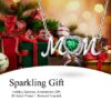 Bestyle S925 Sterling Silver Necklace for Mom Grandma Shiny CZ Heart Pendant Necklace March Created Aquamarine Birthstone Jewelry Mother's Day Gift