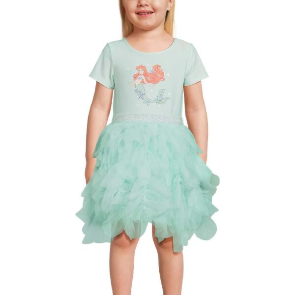 Disney Frozen Toddler Girl Short Sleeve Tutu Dress, Sizes 12M-5T