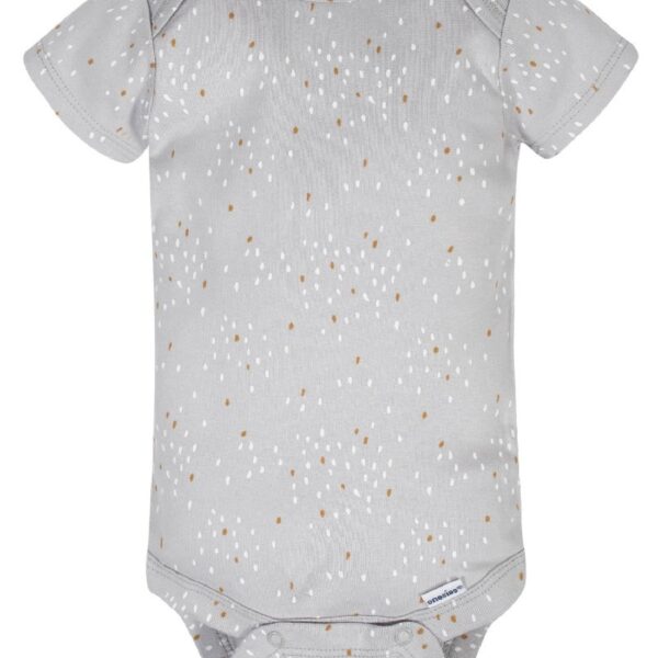 Assorted Short Sleeve Onesies Bodysuits, 8pk (Baby Boy or Baby Girl Unisex)