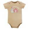 Short Sleeve Bodysuits, 5-Pack, Newborn- 24 Months