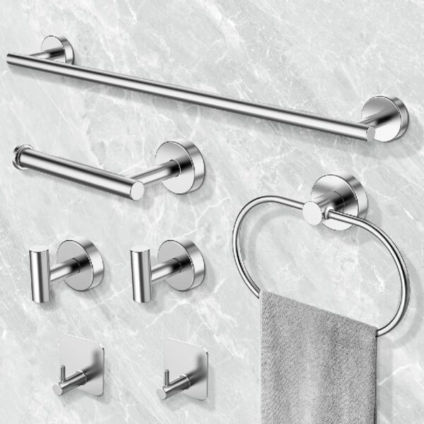 Bathroom Hardware Set, 7 Pieces Bathroom Accessories Set Includes 24