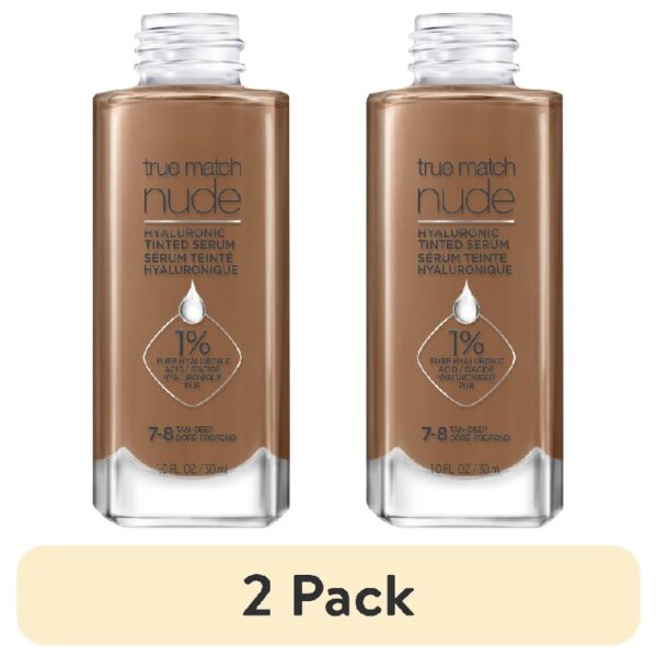 (2 pack) True Match Serum Foundation Makeup, 4.5-5.5 Rich Medium, 1 fl oz