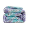 5-Piece Purple Metallic Foil Cheetah Bedding Set for Kids with Storage Bag, Twin