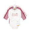 Cotton Long-Sleeve Bodysuits, 5-Pack, Newborn- 24 Months