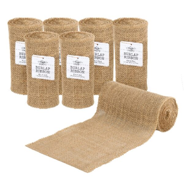 Love, Laugh, Craft Jute Burlap Roll Precut, 6