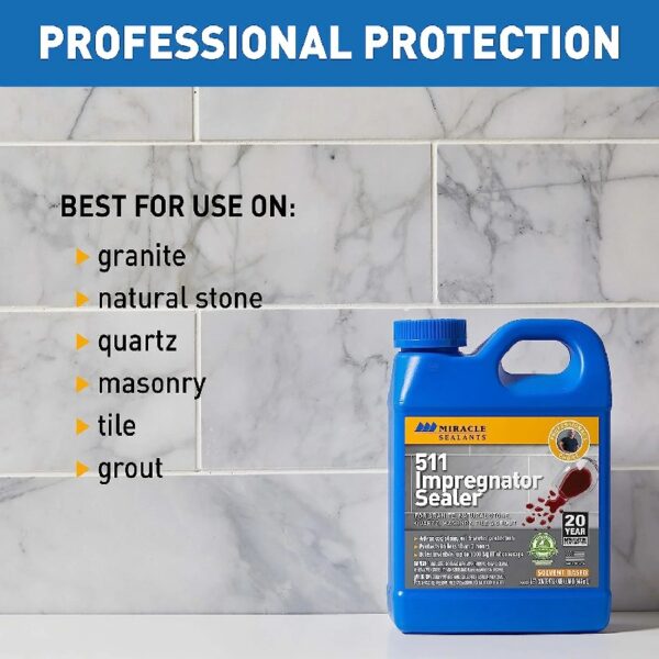 511PT6  511 Impregnator Sealer, Pint, Clear