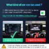 Wireless Apple CarPlay and Wireless Android Auto 2 in 1 Dongle for Android Car Radio with Android 4.4.2 or Above, Built-in Autokit APK Wired Screen Mirroring FOTA Upgrade