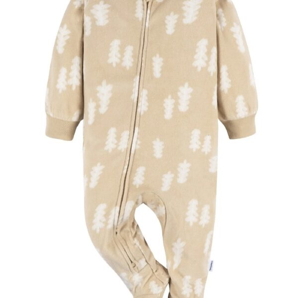 Baby and Toddler Neutral Microfleece Blanket Sleeper Pajamas, 3-Pack, Sizes 0/3M-5T