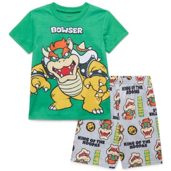 Sonic the Hedgehog Boys' Tee and Shorts Pajama Set, 2-Piece, Sizes 4-12