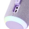 onn Medium Rugged Speaker with Bluetooth Wireless Technology and LED Lighting, Navy