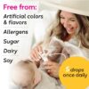 Baby Probiotic Drops + Vit D | Ease Crying, Colic & Support Immune Health | 50-Day Supply