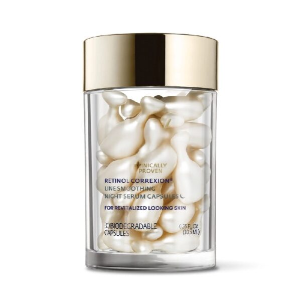 Retinol Correxion Capsules, Anti-Aging Night Serum, Anti-Wrinkle Treatment, 30 Ct