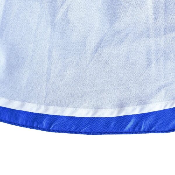 Flower Girls Dress Blue Belted Wedding Party Bridesmaid 12