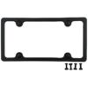 (3 pack) Auto Drive Plastic License Plate Frame with Fasteners