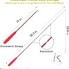 Cat Toys, Interactive Cat Toy 2PCS Retractable Wand Toy and 9PCS Feather Toys Refills