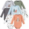Cotton Long-Sleeve Bodysuits, 7-Pack, Preemie-24 Months