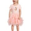 Disney Frozen Toddler Girl Short Sleeve Tutu Dress, Sizes 12M-5T