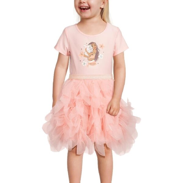 Disney Frozen Toddler Girl Short Sleeve Tutu Dress, Sizes 12M-5T