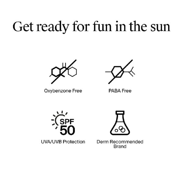 (3 pack) Beach Defense Sunscreen Stick SPF 50+, Face & Body, 1.5 oz