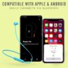 Beats Flex Wireless Earphones Apple W1 Headphone Chip, Blue (Latest Model)