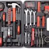 Home Repair Tool Kit, 146 Pieces Basic Home Repair Tool Set, General Mechanic Tool Set, General Household Tool Kit with Plastic Toolbox, Perfect for Homeowner, Office & College Repairs