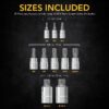 Xzn Triple Square Spline Bit Socket Set, Premium S2 Alloy Steel , 10-Piece European Style M4 - M18 Set , Enhanced Storage Case (Lx-145)