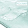 Nestl Set of 3 Absorbent Memory Foam Bath Mat Bathroom Rugs, Gray, Large 20