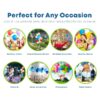Balloonee Standard Disposable Helium Party Kit, Helium Tank for Balloons At Home, 7 Cu Ft Helium Balloon Pump Kit with 30 Assorted Latex Balloons