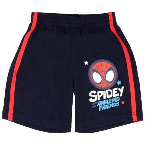 Marvel Spidey and His Amazing Friends 3 Piece Boys Short Set  Short Sleeve Shirt Tank Top and Shorts Set 3 Pack Bundle Set Kids Toddlers  Boys Clothes (Size 3T-8)