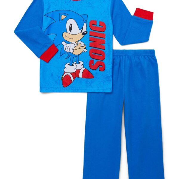 Spiderman Boys Long Sleeve Top and Pants Pajama Set, 2-Piece, Sizes 4-12