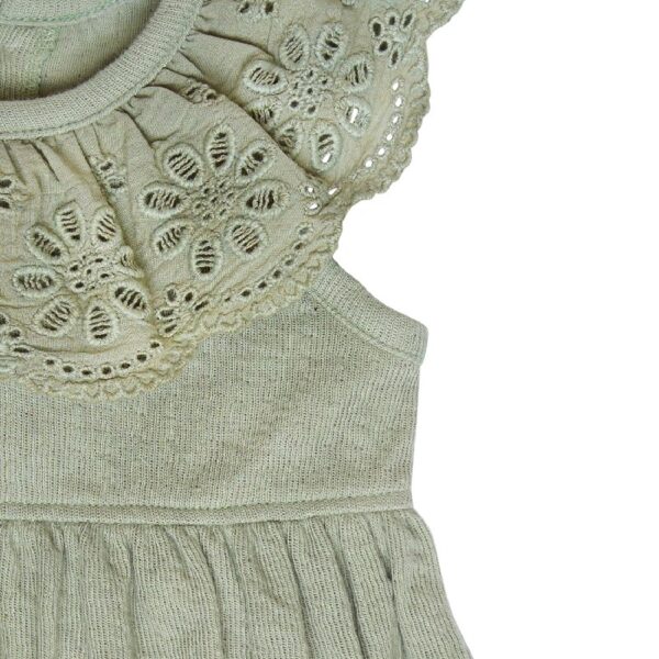 By Gerber Baby Girl Bubble Romper with Flutter Sleeves, Sizes 0/3 Months - 24 Months