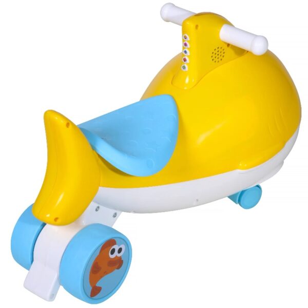 Baby Shark Foot-to-Floor Unisex Kids Ride-on for Age 1.5-3 Years