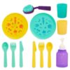 Splash & Sparkle Sink Plastic Real Faucet and Magic Dishes, Toddler and Preschool Toys