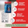 (6 pack) Super Glue Gel Control, Pack of 1, Clear 4 g Bottle