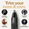 The Weed Whacker® 2.0 Men's Electric Nose & Ear Hair Trimmer - Black