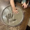 Large DIY Stepping Stone Kit, Handprint Stepping Stone, Mother's Day Gift, Footprint Stepping Stone (14 Inch)