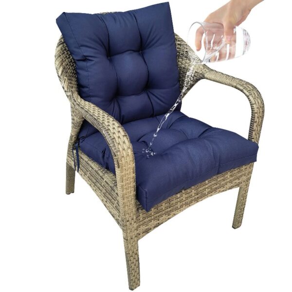 42” x 21” Hawaii Back Chair Outdoor Seating Cushions, Durable Polyester