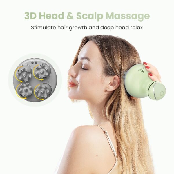 Comfier Scalp Massager for Hair Growth, Electric Portable Handheld Head Hair Massager for Relax, Gifts