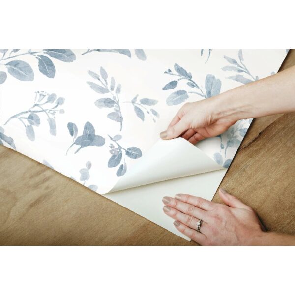RoomMates Dancing Leaves Peel and Stick Wallpaper, 20.5 in x 18 ft