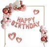 Garfans 6.6FT Wedding Arch For Ceremony Balloon Arch Stand with 4 Pedestal Nails Metal Arch Backdrop Stand for Parties Birthday Wedding Square Background Stand Garden Arch Gold