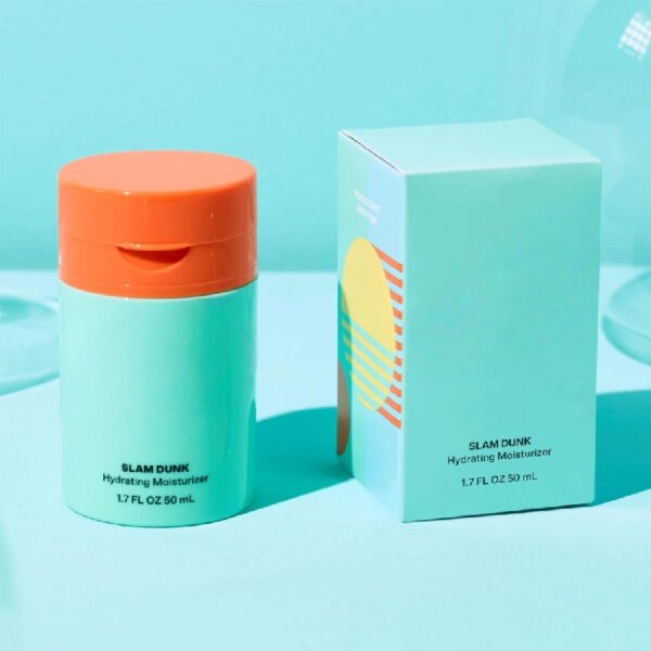(2 pack) Slam Dunk Hydrating Face Moisturizer, for Normal to Dry Skin, 1.7 fl oz/ 50mL