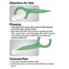 (3 pack) Sensitive Clean Floss Picks, Mouthwash Burst Mint Flavor (300 Count), Compare to Oral-B® Glide + Scope® Outlast®