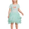 Disney Frozen Toddler Girl Short Sleeve Tutu Dress, Sizes 12M-5T