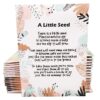 50 PC Woodland Dusty Rose | Baby Shower Favors for Guests | 50 Wildflower Seed Packets | Bouquet Wildflower Mix | Non-GMO Seeds | Gender Neutral | Oh Baby | Gifts | Party Favors | Decorations