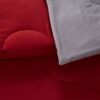 7 Piece Reversible Bed in a Bag Comforter Set with Sheets, Black, Queen